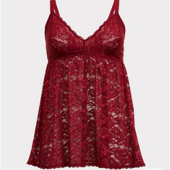 NWOT-TORRID SIMPLY LACE BABYDOLL - SIZE 3 - Picture 2 of 4